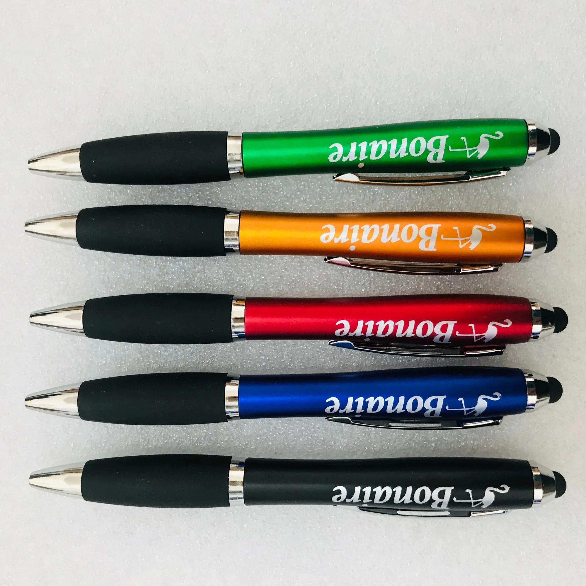 Hot sales new design Custom logo Stylus Touch plastic Pen ballpoint pen touch screen stylus print personal logo name information