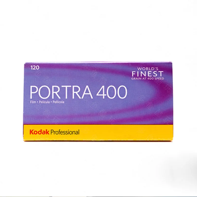 Kodak 120mm Profesional PORTRA 400 turret Film Negatif Warna Potret Luar Ruangan Fin Grain 1-10 Roll Film (Tanggal kedaluwarsa: 2026)