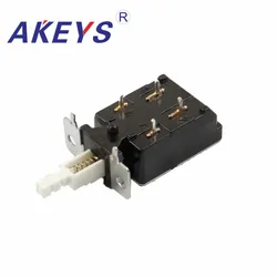 10PCS KDC-A11-2 TV-5 TV-8 Electric heater Push Button Power Switch with support and needle