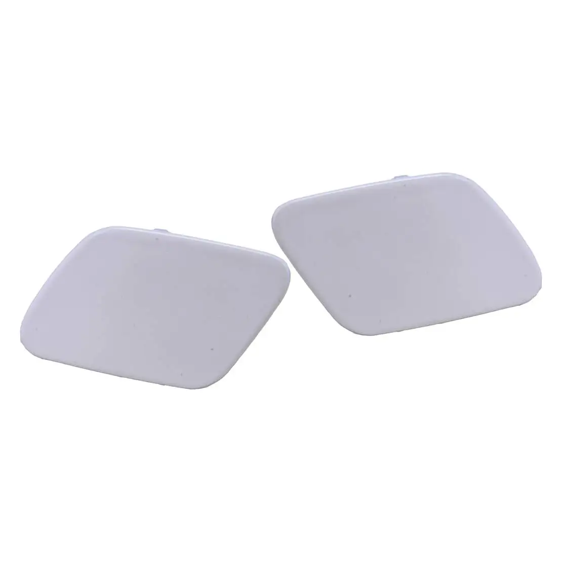 

51657199141 1 Pair Front Bumper Left Right Headlight Washer Spray Nozzle Cover Cap Lid Fit for BMW X5 E70 2007-2012 White ABS