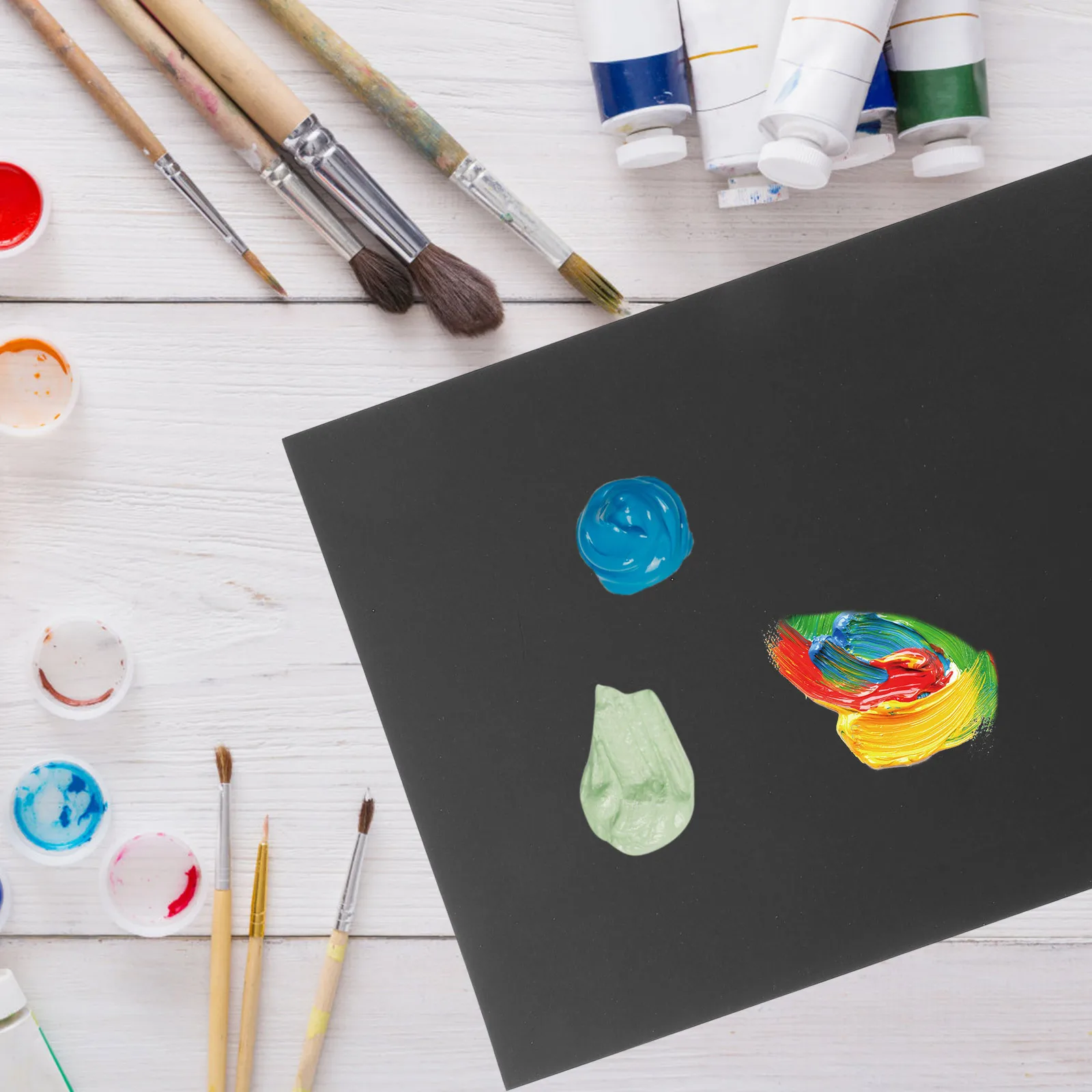 

50 Sheets Drawing Paper A4 Thick Art Paper For Painting Sketching Oil Pastel Marker Craft School Activity
