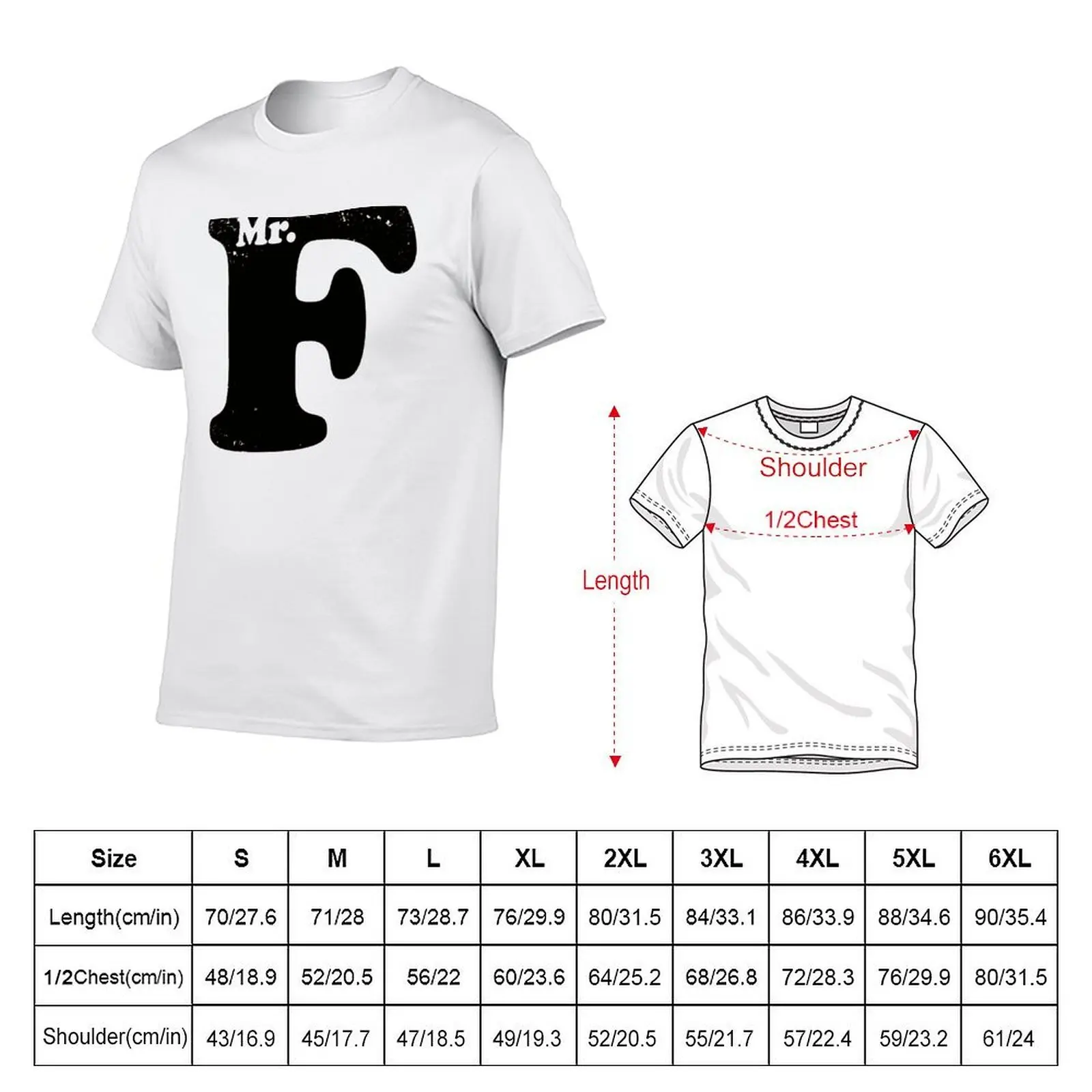 Mr. F iconic symbol for fans of irony and developmental arrest T-Shirt man t shirt cotton high quality T-Shirt