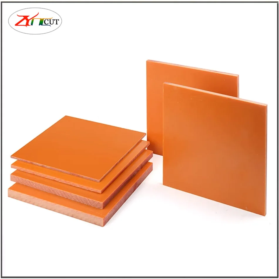 

100 200 300mm Yellow high-temperature resistant electric wood board, anti-static insulation rubber wood electrical board