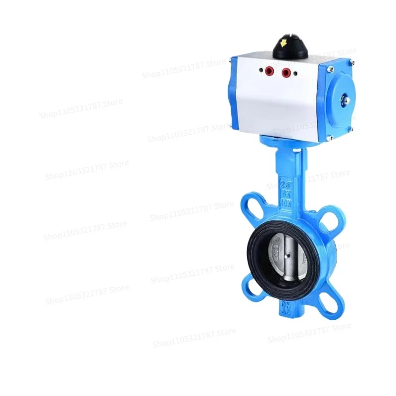 Pneumatic Butterfly Valve D671X-16Q304 Pair of Clamp Stainless Steel Valve