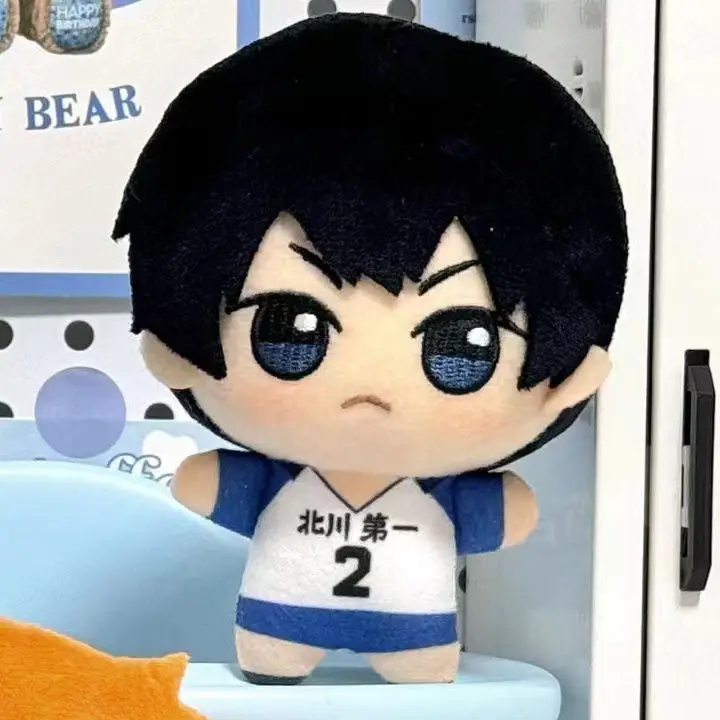 Porte-clés en peluche à serrure bleue de 10cm, pendentif Nagi Seishiro Chigiri Hyoma Gagamaru Gin, figurine d'action, sac souple, cadeaux