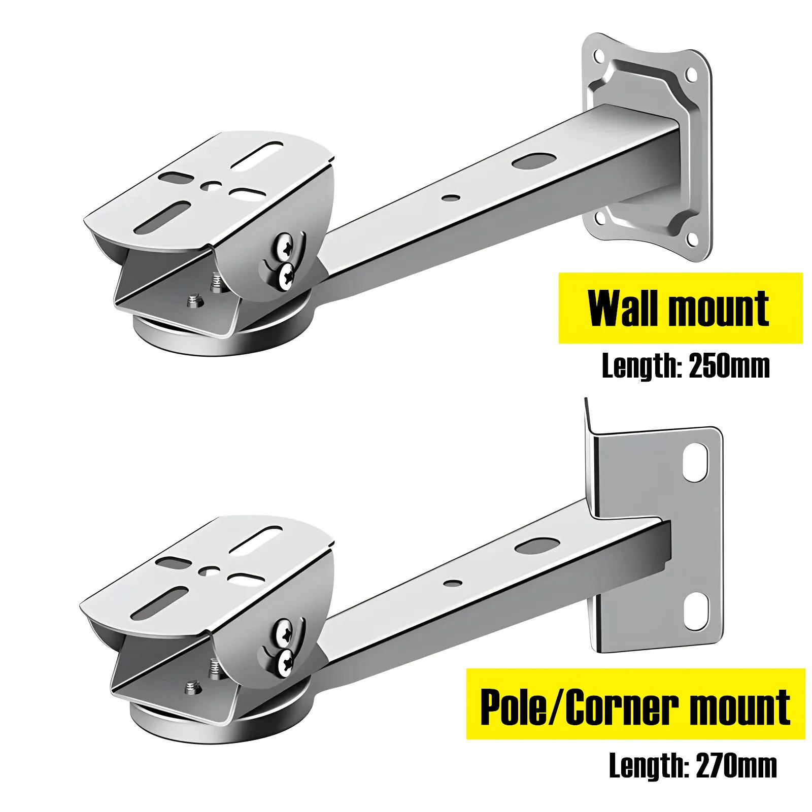 304 Stainless Steel Duckbill Thickened Holding Pole Mount Support Outdoor Security CCTV Camera Wall Corner Mounting Bracket