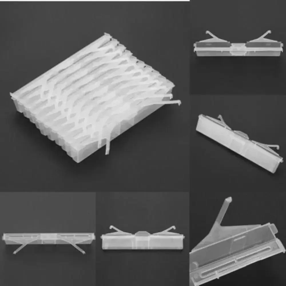 10Pcs Bee Hive Beetle Trap Clear Plastic Hive Beetle Blaster Trap Bee Health For Hive Frame Capture Beetle Beekeeping Tools