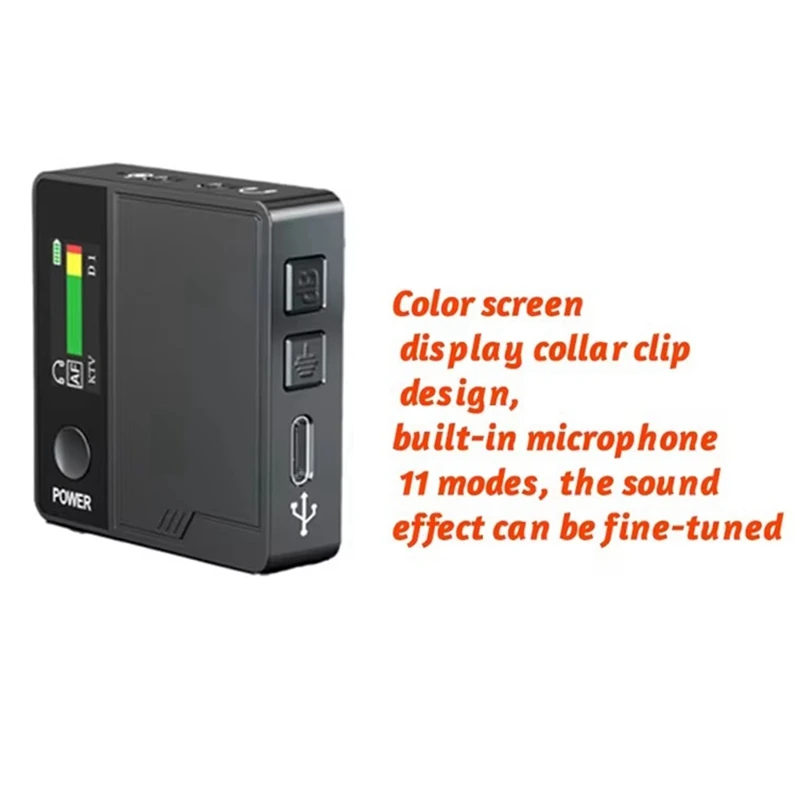 A9 Live Sound Card Voice Changer Voice Changer 11 Sound Effects KTV Mode Male Voice to Female Voice Easy to Install-A75P