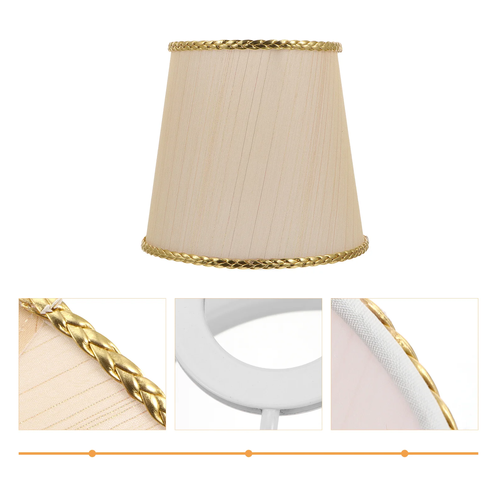 

1 шт., тканевый современный тканевый чехол для спальни, гостиной, пыленепроницаемый стол, прикроватный абажур, абажур для торшера, аксессуар для абажура