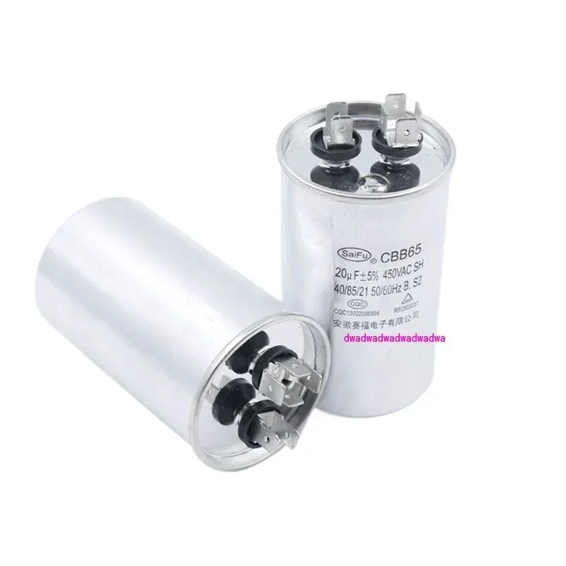 CBB65 AC Motor Capacitor 20uF Compressor Capacitor