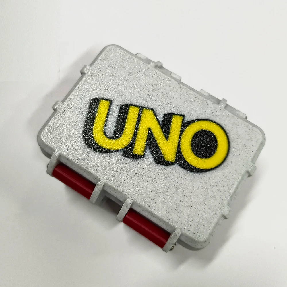 UNO Card 3D Printing Box Card Storage Box uno Game Card Storage Box Business Card ID Storage Box Storage Bag Exquisite Storage