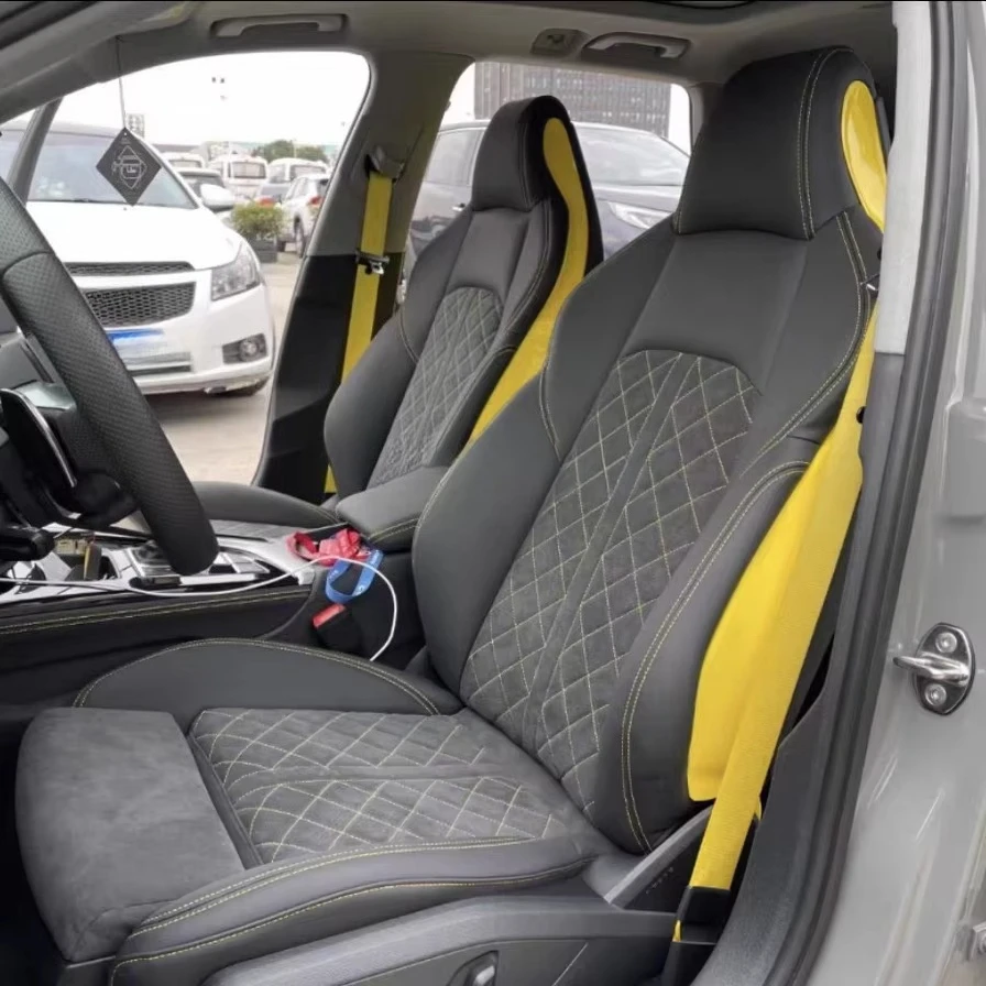 For Audi Rs 6 Sports Seat Sponge Interior Retrofit With Upgraded Modification Leather PU Material Modified Car Seats DOS