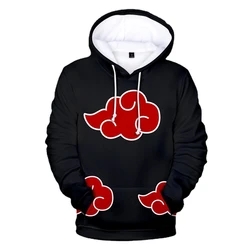 Anime Sweatshirt Akatsuki Hoodies 3D Print Pullover Sasuke Sharingan Kurama Figures Law Battle Tracksuit Casual Outerwear
