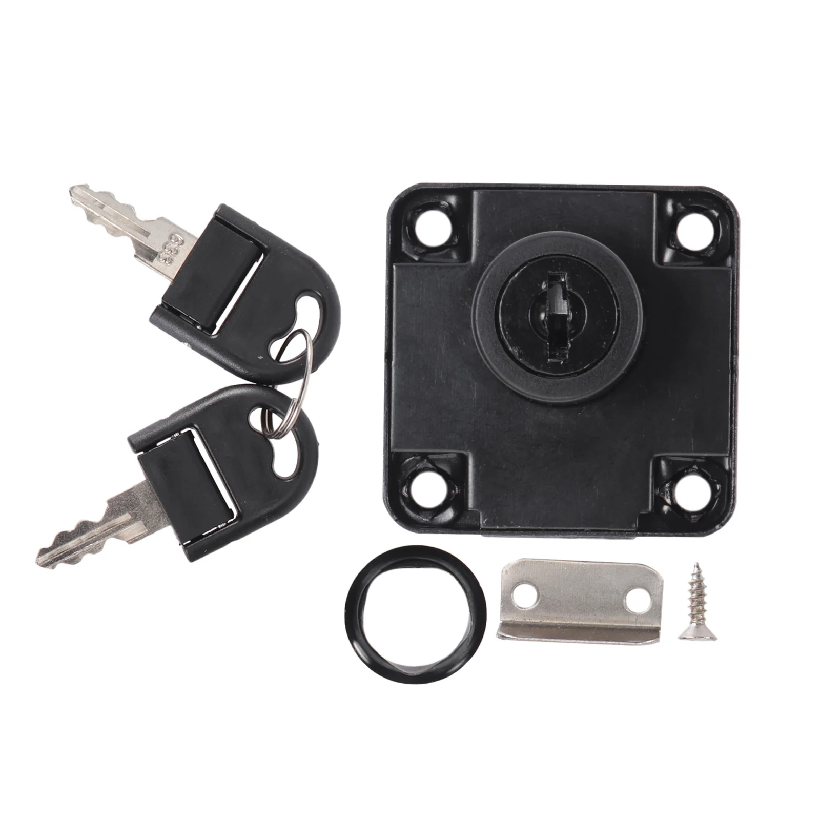 

Cam Lock for Office Files Cabinet Mailbox Desk Drawers Cupboard Tools Box Locker 19Mm Diameter 32Mm Length Zinc Alloy Black with