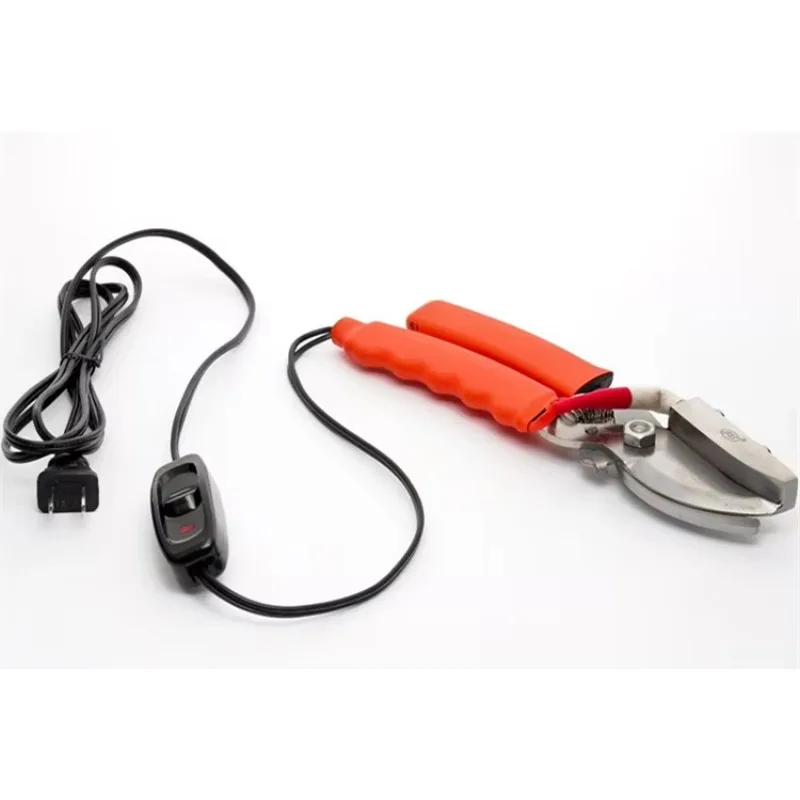 bloodless Electric Heating cutter, heat cutting scissors cutter of farming tools
