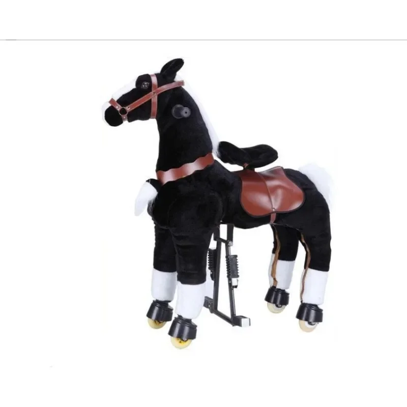 Medium square rental artifact mechanical horse children Zhuge horse riding horse sports fitness entertainment.