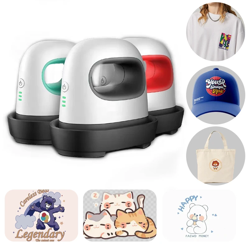 

STLFEasy Press Portable Heat Presses 3color Optional HPM-59 Mini Press Machine For T Shirts Logo Printing Seal Package Etc