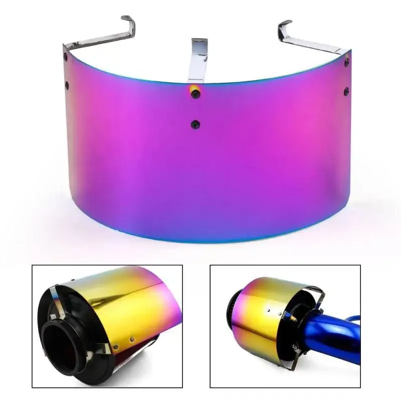 Car Cold Air Intake Cone Sport Filter Cover Stainless Steel Heat Shield Universal Auto Intake Heat Shield Dust Shield Accessorie