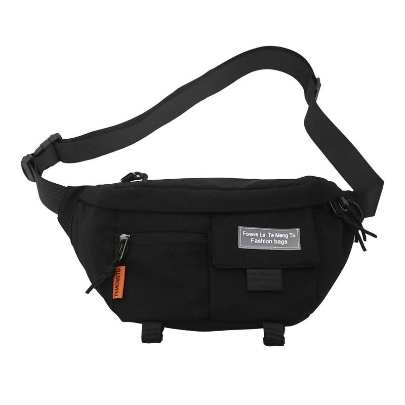 Chest Pack New Street Trend Waist Bag Unisex Outdoor Sports Fanny Pack Woman Shoulder Crossbody Bag Fashion Nylon Belt Bag Purse