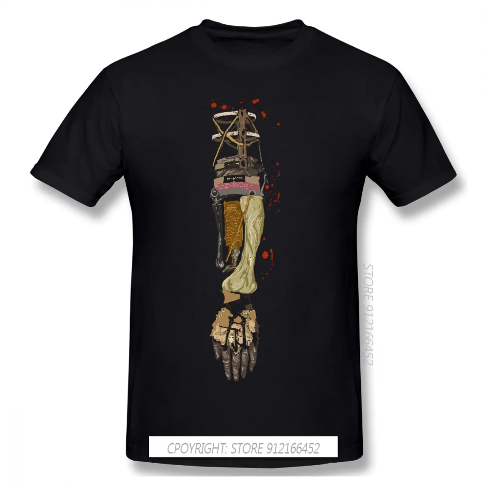 Shinobi Prosthetic Print 100% Cotton Funny T Shirts Sekiro Shadows Die Twice Wolf Sengoku Kuro Game Men Fashion Streetwear