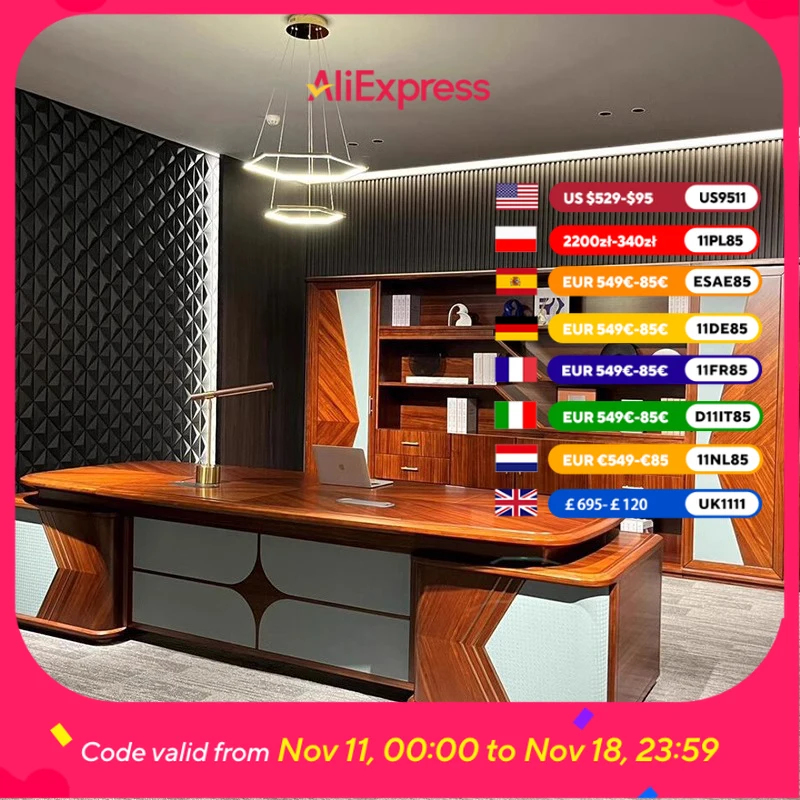 

Coffee Workbench Office Desk L Shape Console Desktops Drawers Gaming Desk Minimalist Stand Scrivania Angolare Modern Furniture