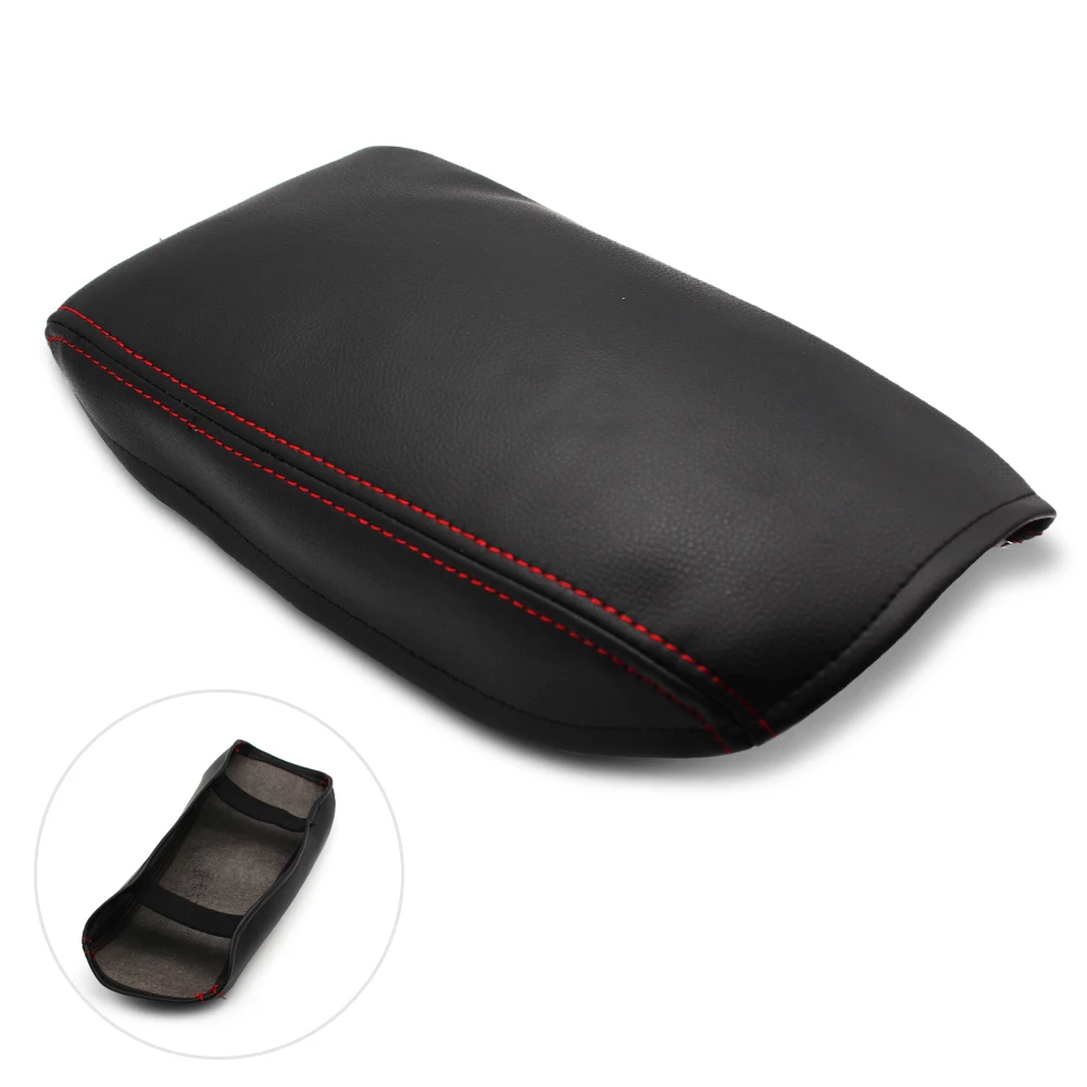 For Audi A6 2005 2006 2007 2008 2009 2010 2011 Car Accessories Central Armrest Box Cover microfiber leather Protection Pad