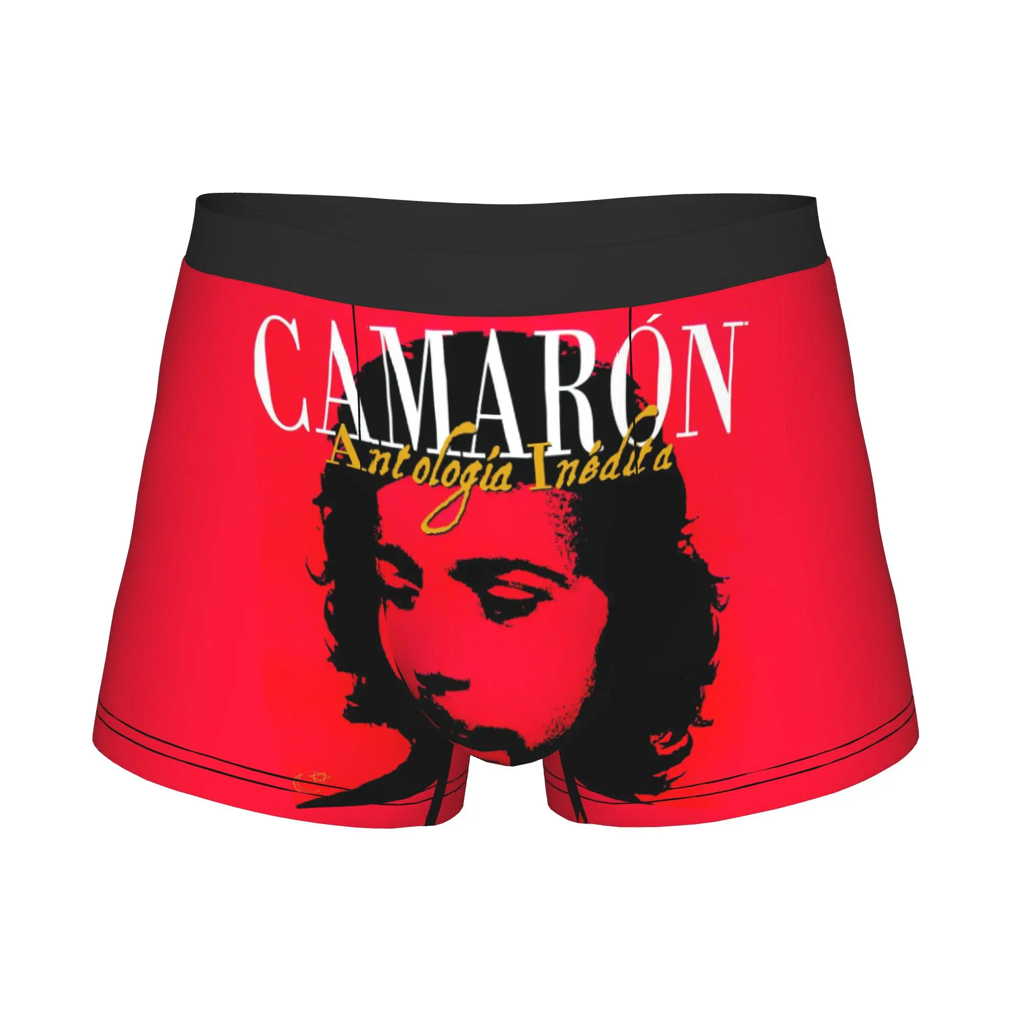 Fashion Camaron De La Isla Flamenco Singer Boxers Shorts Panties Male Underpants Breathable Island Shrimp Briefs Underwear