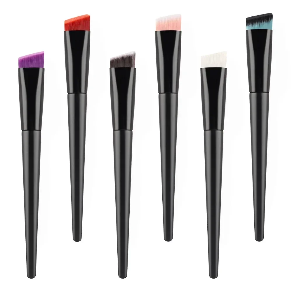 New Makeup Brushes Foundation Loose Powder Concealer Brushs Professional Beveled Flat Brush Cosmetics Beauty Makeup Tools