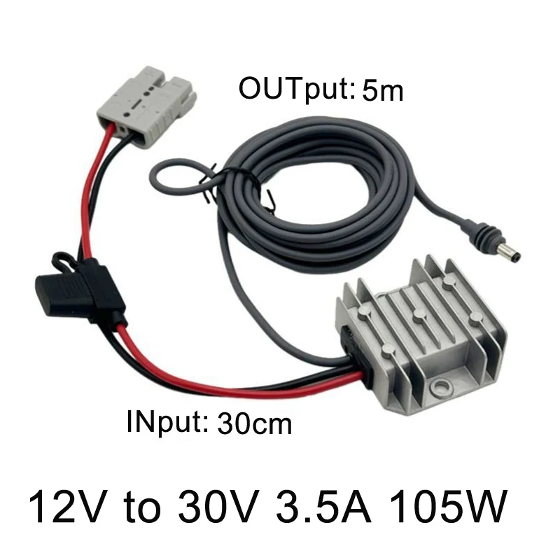 12V/24V to 30V3.5A Power Elevator Cable with CC Cord for Mini Starlink Electric Tool Accessory