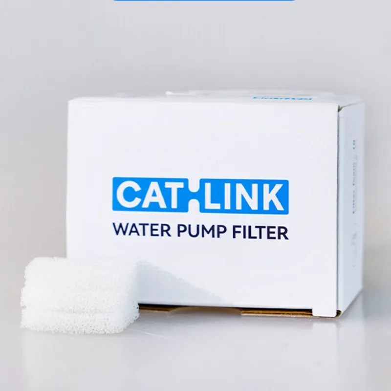 CATLINK Water Fountain Cat Specialized Filter Cotton 1 Box/10 Pcs Water Dispenser Accessories One Can Be Used for Seven Days