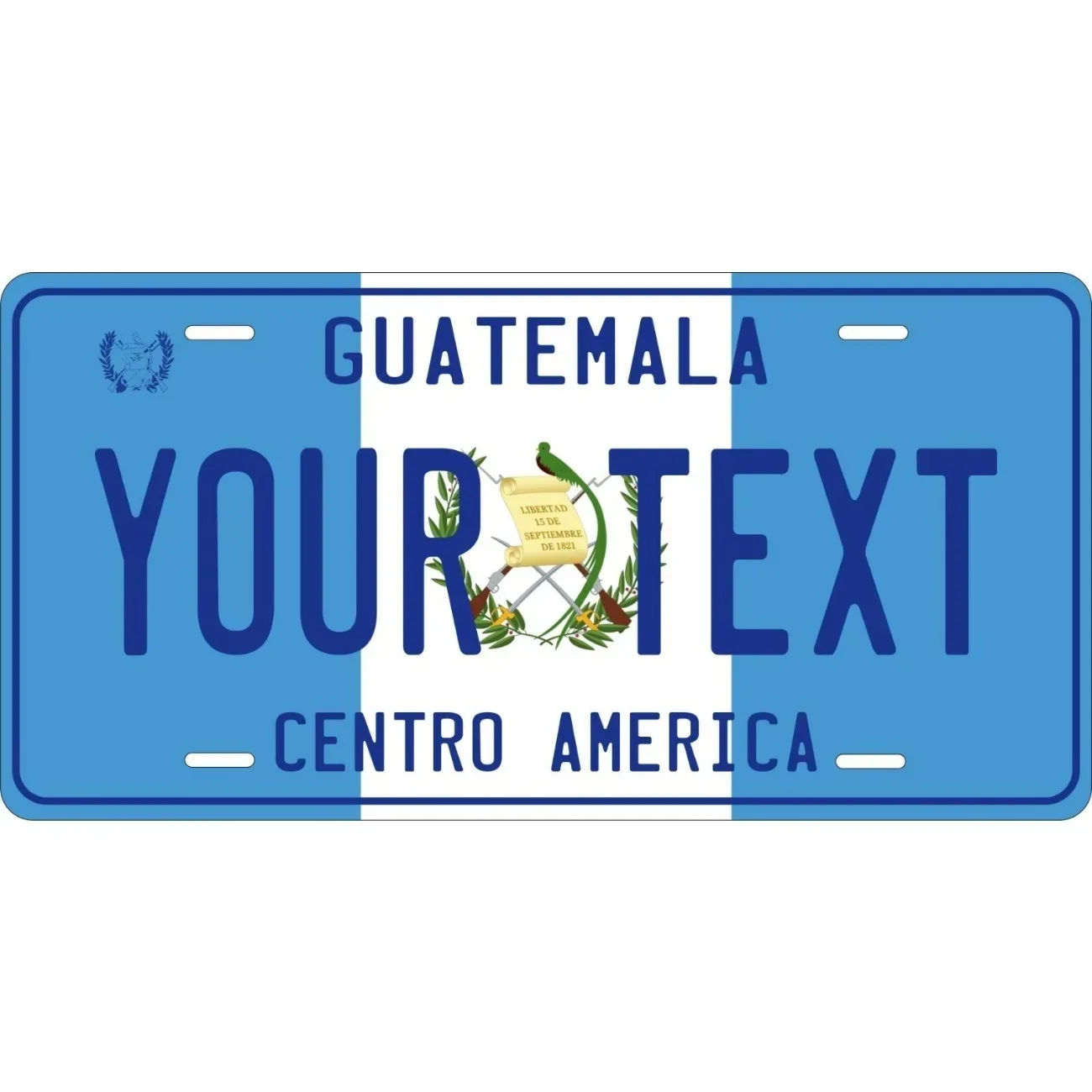 Custom Personalized Guatemala Flag Hanging Tag Home Decor Waterproof Dustproof Ornament