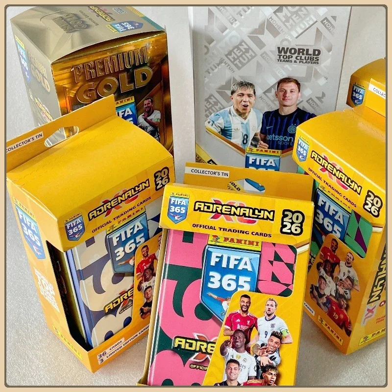 Panini 2026 FIFA 365 Cartes Star de football – Cartes de collection de joueurs de club en conserve (cadeau exclusif pour les fans de football)