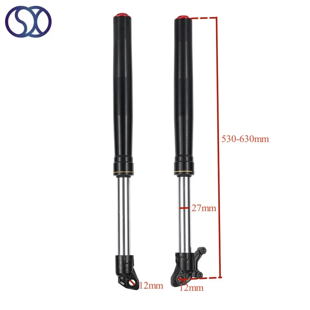 Not Adjustable Upside Down Front Fork Suspension Inverted Hydraulic Front Shock Absorber For Motorcycle