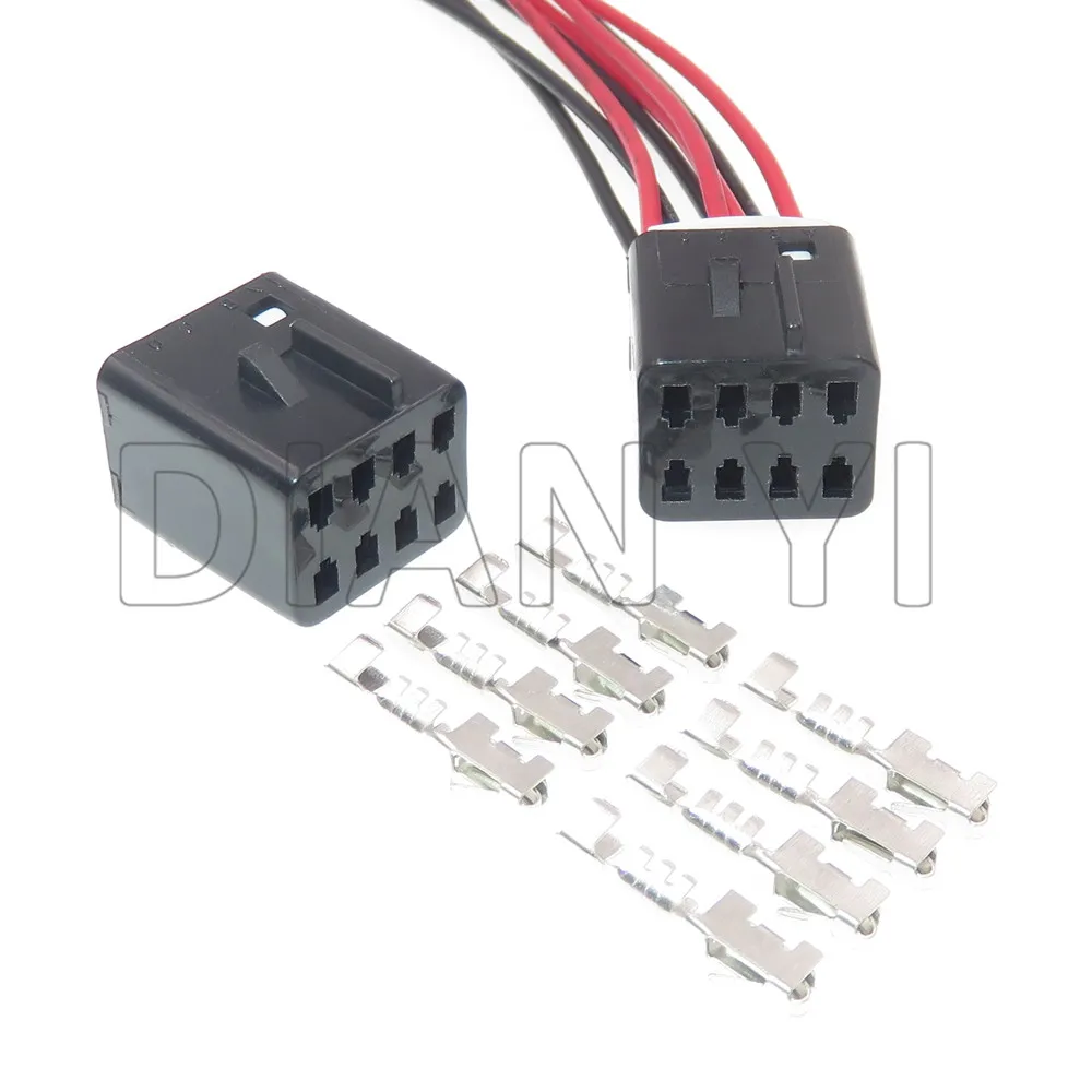 1 Set 8 Way 1.5 Series Car Connector Automobile Female Male Plug Unsealed Wire Socket AC Assembly 12047886 12045688 Auto Parts