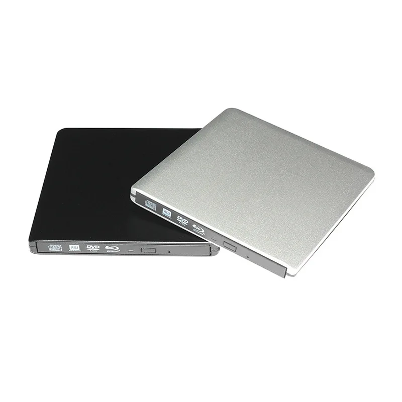 Hooqu BD RW Externes optisches Laufwerk, USB 3.0-CD-DVD-Brenner, individuelles Logo für PC, Desktop, Laptop, TV, Hochleistungs-optisches Laufwerk
