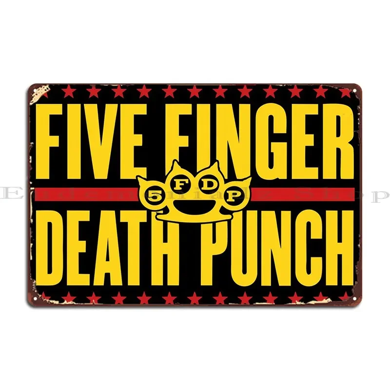 5fdp Knuckle Metal Sign Rusty Designing Classic Cinema Garage Tin Sign Poster