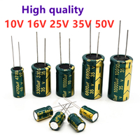 High Frequency Electrolytic Capacitor 16V 25V 35V 50V 63V 100V 200V 400V 20% 100UF 220UF 330UF 470UF 680UF 1000UF 2200UF 3300UF