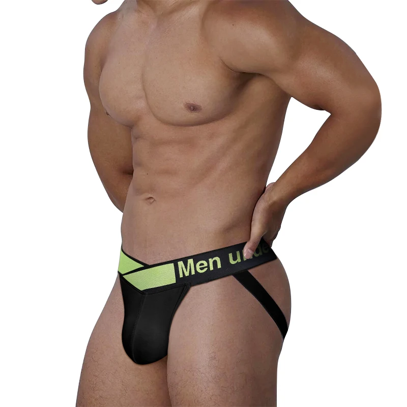 ملابس داخلية للرجال حزام رياضي مجوف منخفض الخصر المثيرة الرجال سيور و G سلاسل T-الظهر مريحة مشروط رجل لينة السروال U محدب #5
