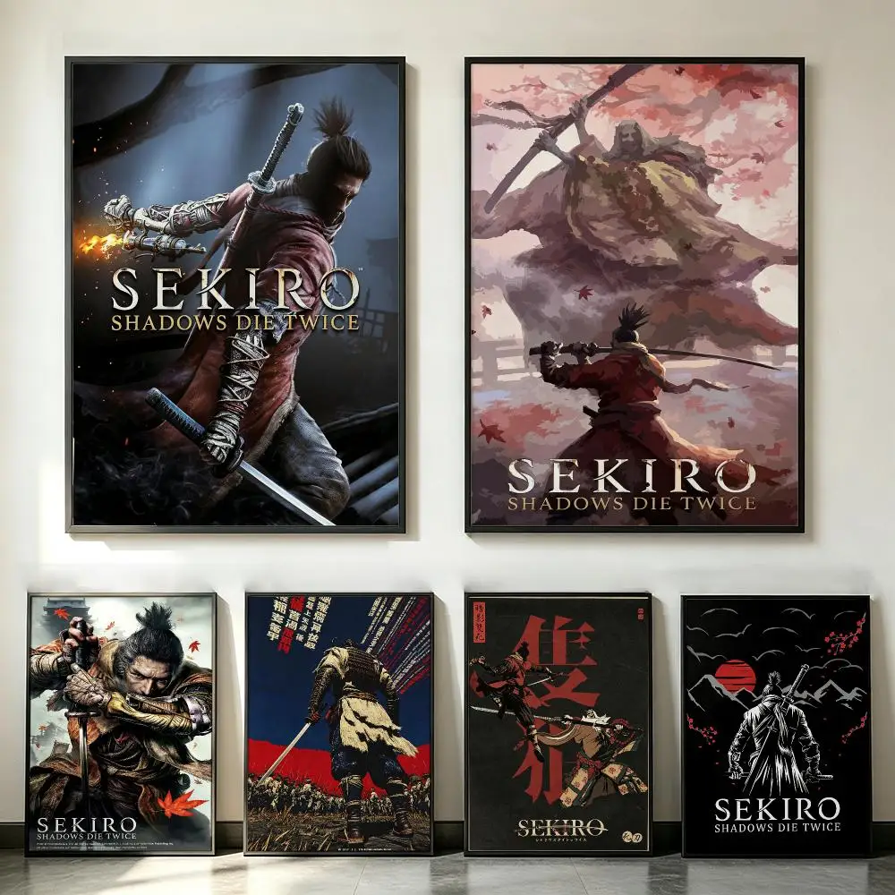 game Sekiro: Shadows Die Twice Poster Poster HD Trendy SelfAdhesive Wall Art Print For Living Room Bedroom Dorm Office Home Gift