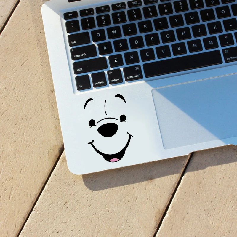 Winnie the Pooh Face Sticker Vinyl Art Decals For Cup Glass Water Bottle Decoration Cute Cartoon Sticker Laptop Car Window Decor