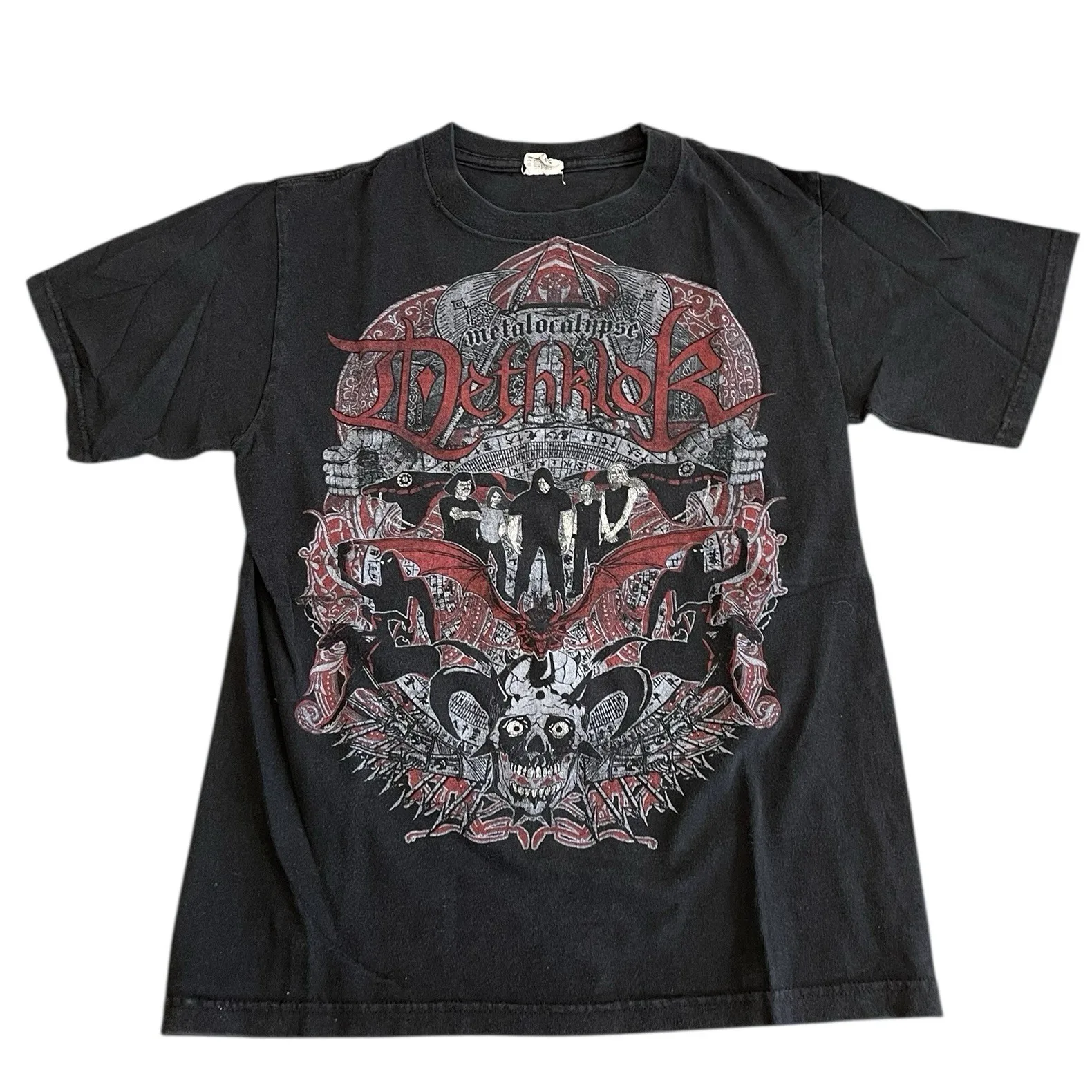 Vintage Metalocalypse Dethklok 2009 Tour T-Shirt Sz Small Rare Band Tee