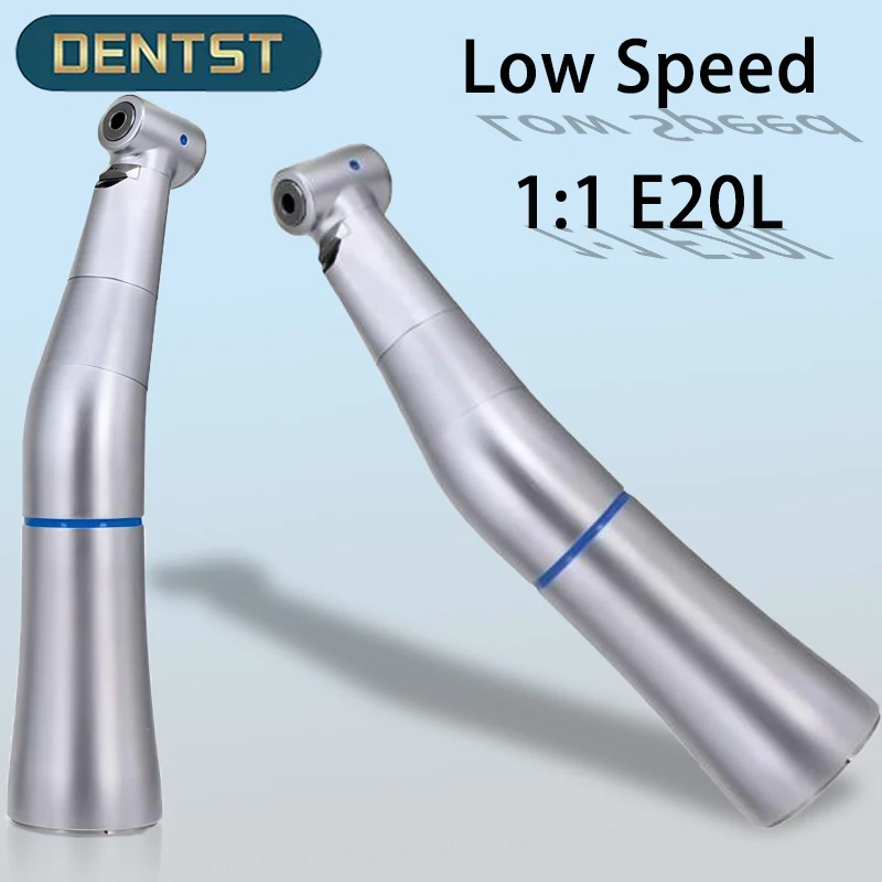 Dental Low Speed Handpiece KV E20L Type Contra Angle kavo 1:1 4:1 With / None Optic Fiber Blue Rings Green Rings