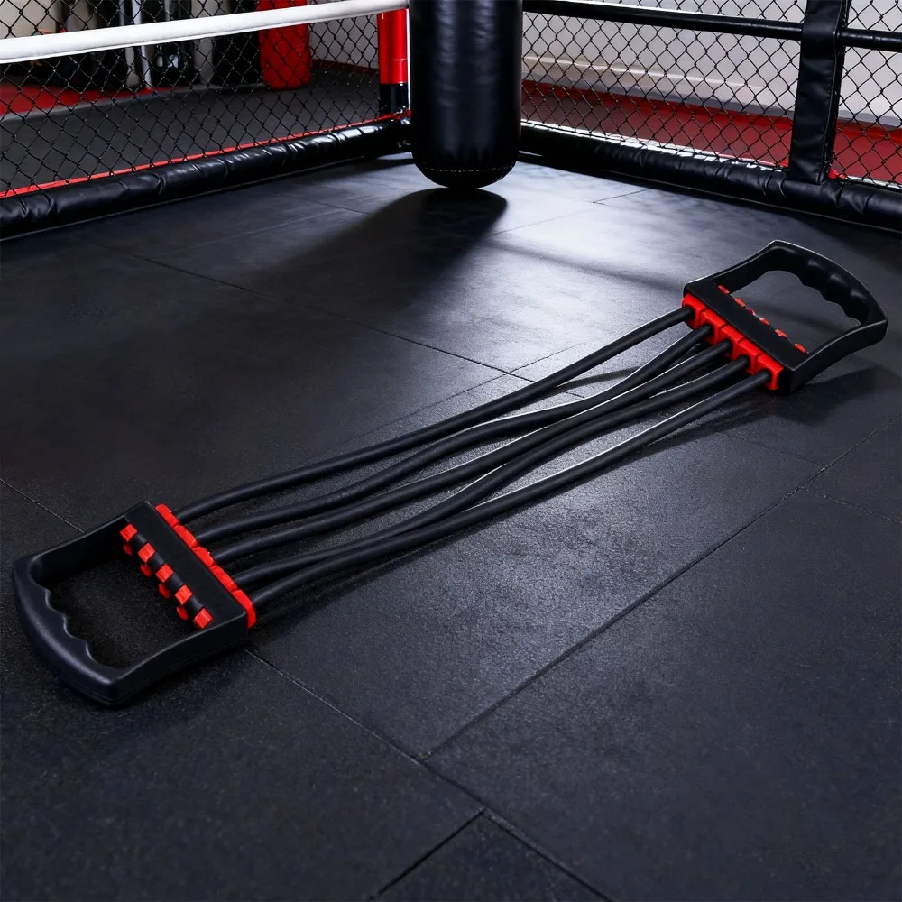 Detachable Design Chest Expander Elastic Band Strength Training Resistance Band Puller Pull Rope Structure Chest Expander Rope