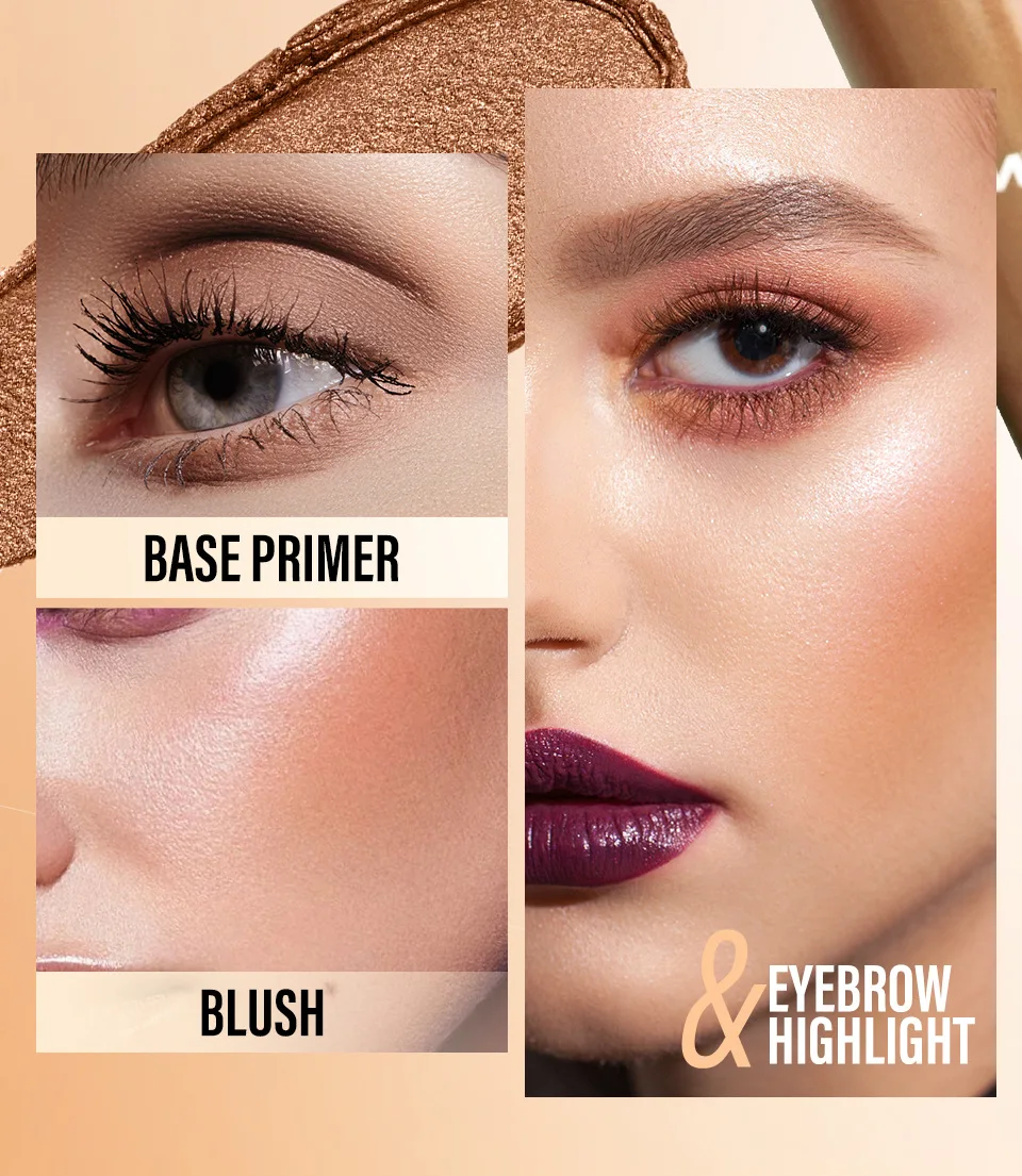 Shimmer & Matte meerkleurige oogschaduwsticks |   Mengbare, langdurige oogschaduwpotloden Soepele toepassing voor vet of natuurlijk