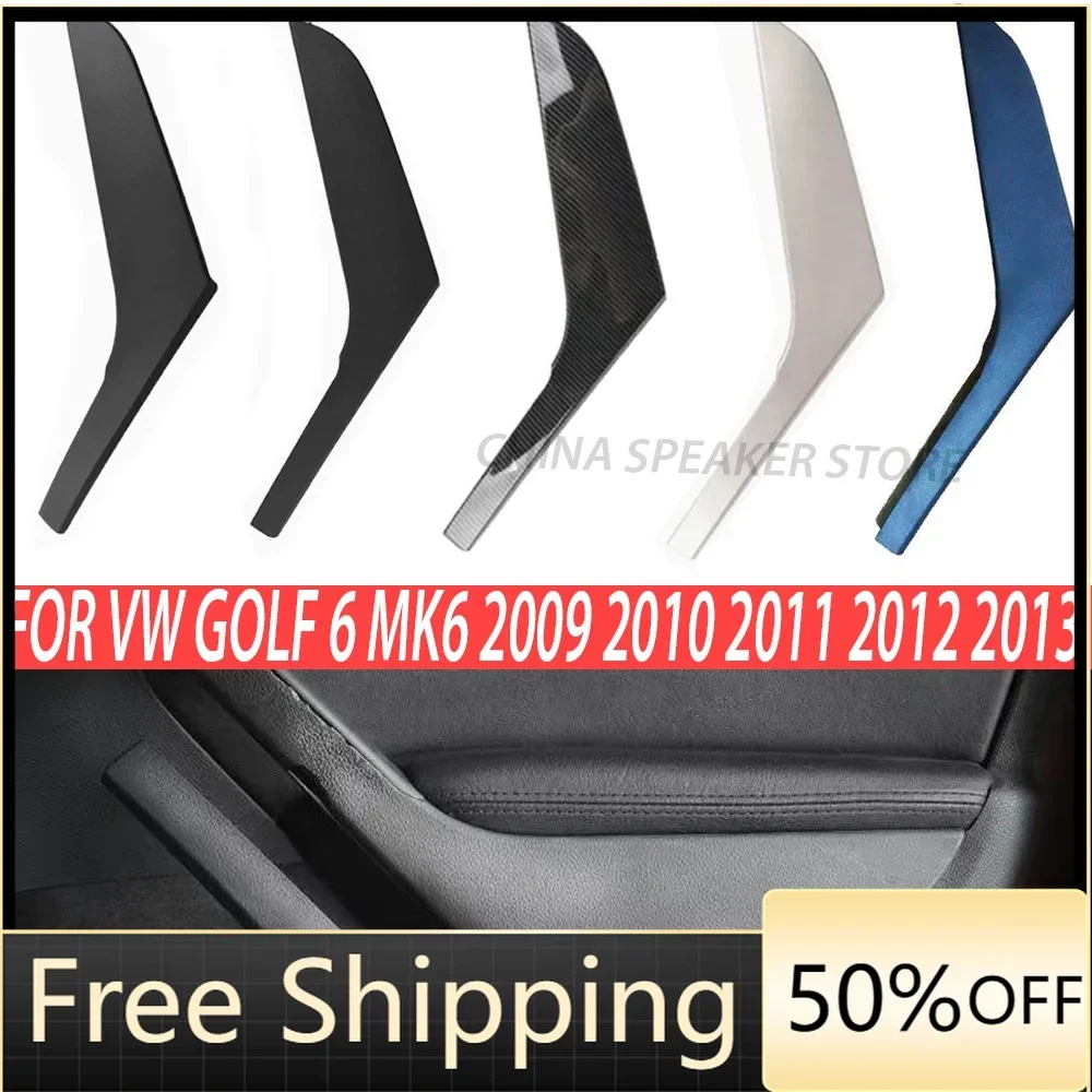 Car Interior Door Black Left Right Cover Pull Handle Trim for VW Golf 6 MK6 2009 2010 2011 2012 2013 5K4868039A 5K4868040A