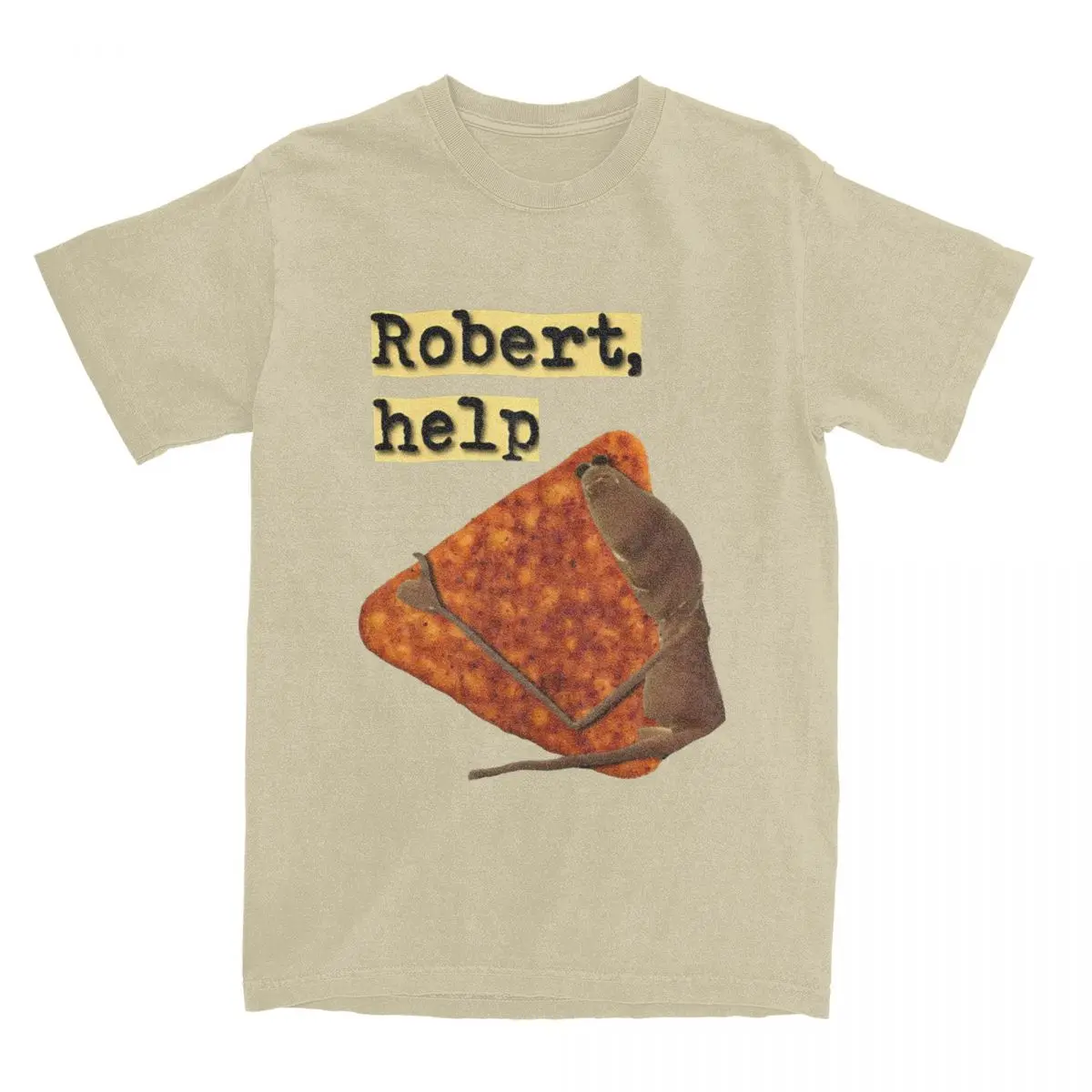 Marcus The Worm Robert Help Spicy Sweet Chili Doritos T Shirt Men 100%Cotton Tops Shirts Casual Round Neck Short Sleeve