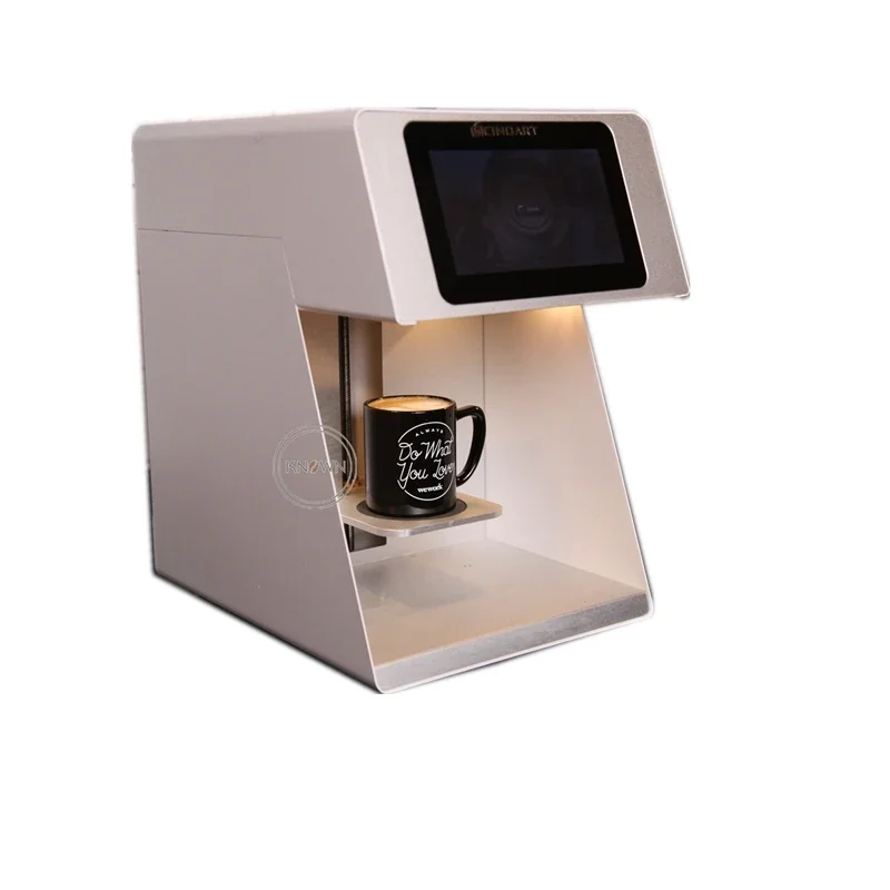 

2022 Digital 3d Coffee Printer Edible Selfie Photo Food Macarons Cake Chocolate Capuchino Latte Art Inkjet Printing Machine