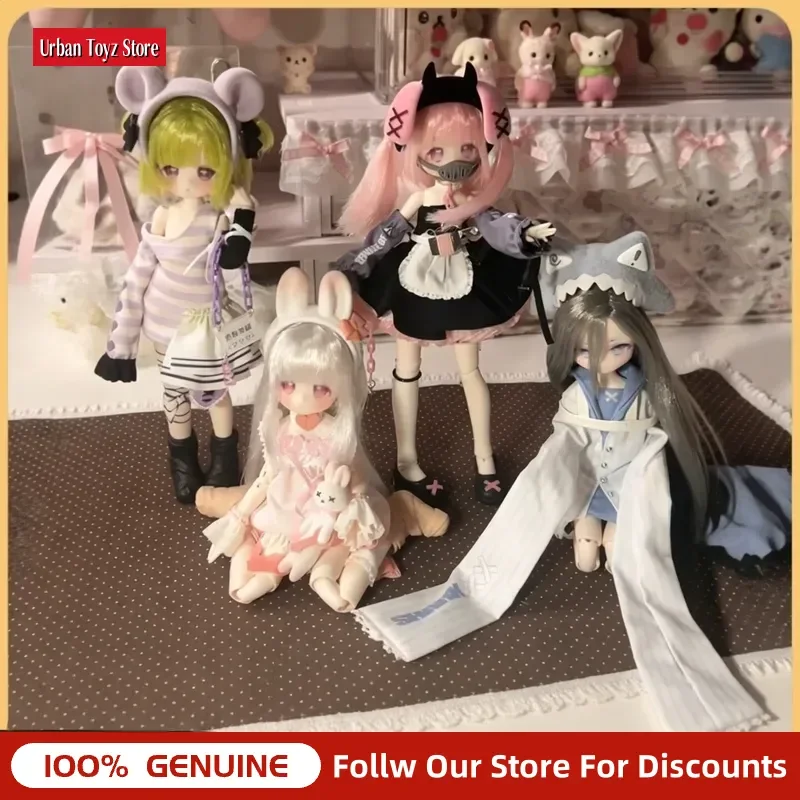 В наличии: 1/8 Серия Kwaidan, BJD-кукла с имплантированными волосами, слепая коробка, коллекционная настольная кукла-девочка Kawaii, подарок для фанатов