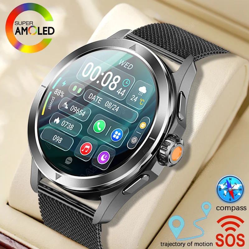 

2024 New For Xiaomi Watch S4 Sport Smart Watch Men AMOLED Screen NFC GPS Compass Heart rate Waterproof Bluetooth Call SmartWatch