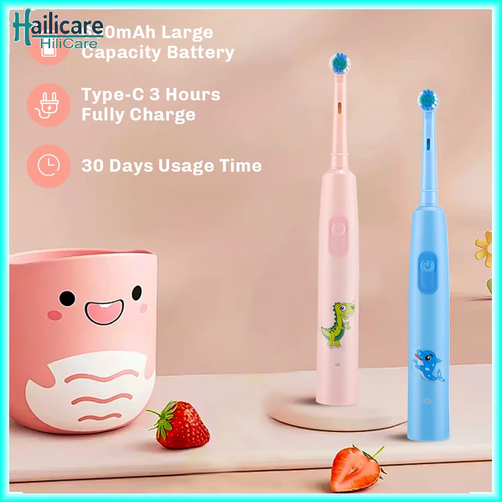 

Children Smart Electric Toothbrush Cartoon Cleaning Toothbrush 3 Cleaning Modes USB Rechargeable Soft Bristles Teeth Brush